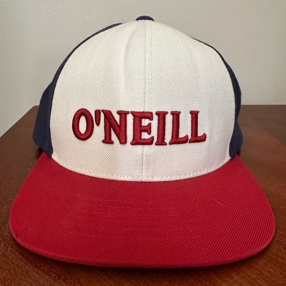 O'Neill Red and White Cap